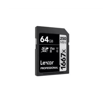 Lexar Professional 1667x SDXC UHS-II 64GB atminties kortelė LSD64GCB1667