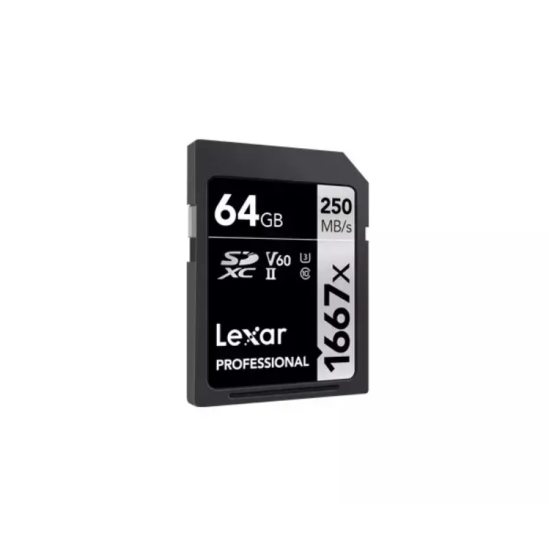 Lexar Professional 1667x SDXC UHS-II 64GB atminties kortelė LSD64GCB1667