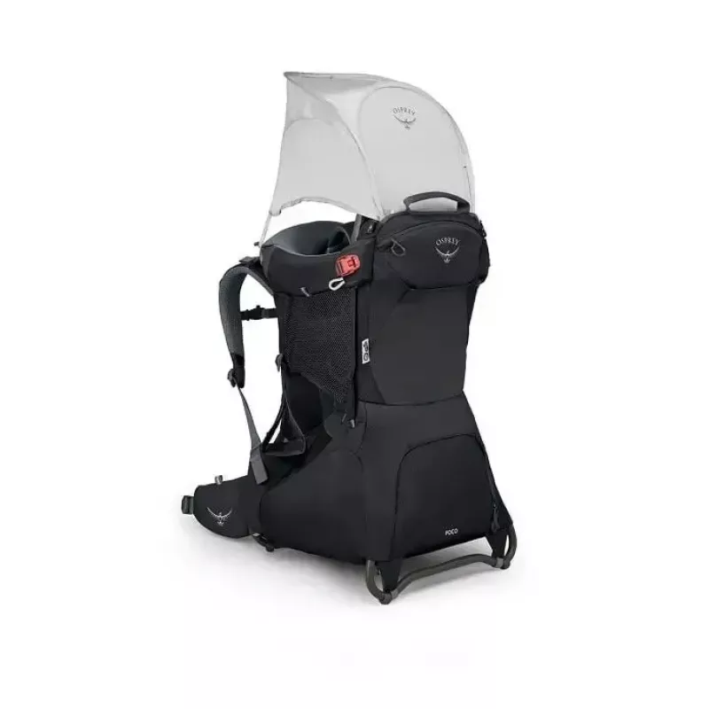 Nešiojama kūdikio kuprinė Osprey Poco Tourist juoda – lengvas vaiko nešimo sprendimas