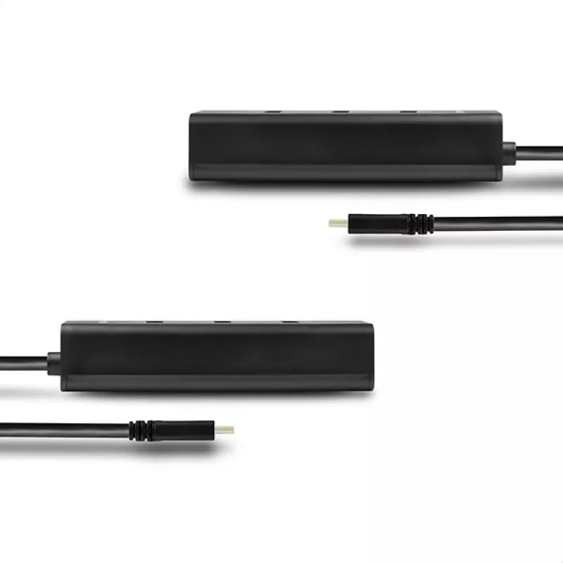 Axagon HUE-S2C USB 3.2 Gen 1 Type-A 4 prievadų sąsajų centras, 5000 Mbit/s, juodas