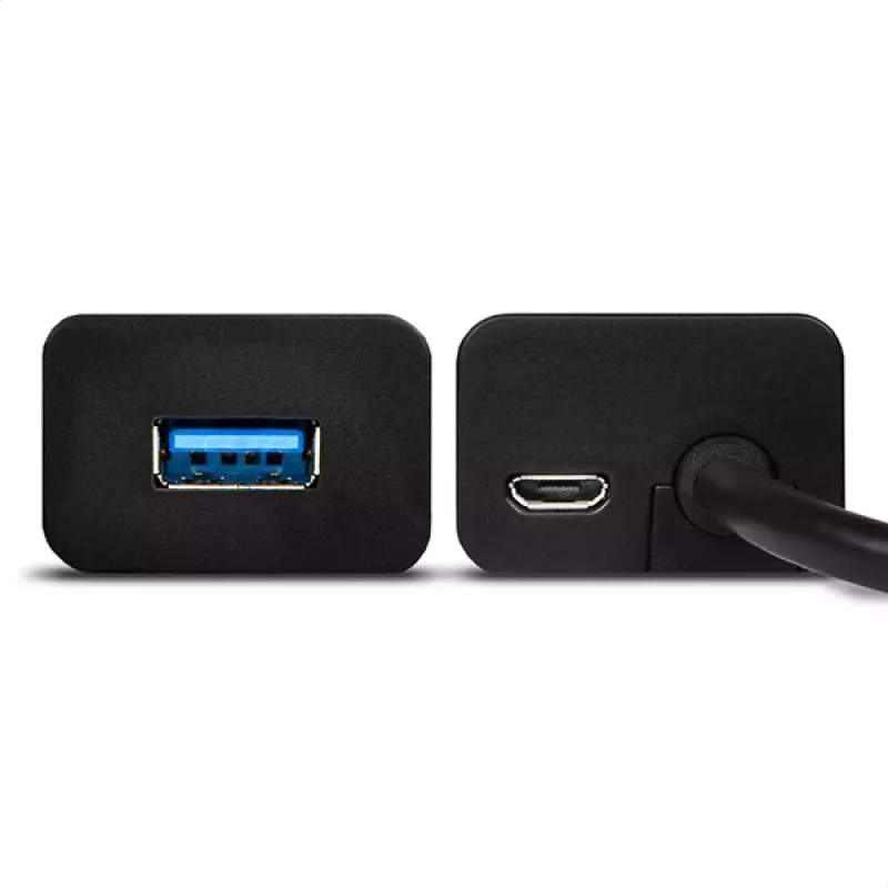 Axagon HUE-S2C USB 3.2 Gen 1 Type-A 4 prievadų sąsajų centras, 5000 Mbit/s, juodas