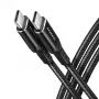 USB laidas Axagon BUCM432-CM10AB USB4 Gen 3x2 1 m USB-C juodas