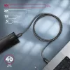 USB laidas Axagon BUCM432-CM10AB USB4 Gen 3x2 1 m USB-C juodas