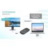 i-tec Thunderbolt 3/USB-C dviguba 4K doko stotelė + USB-C į DisplayPort laidas (1,5 m) + 60W įkrovimas