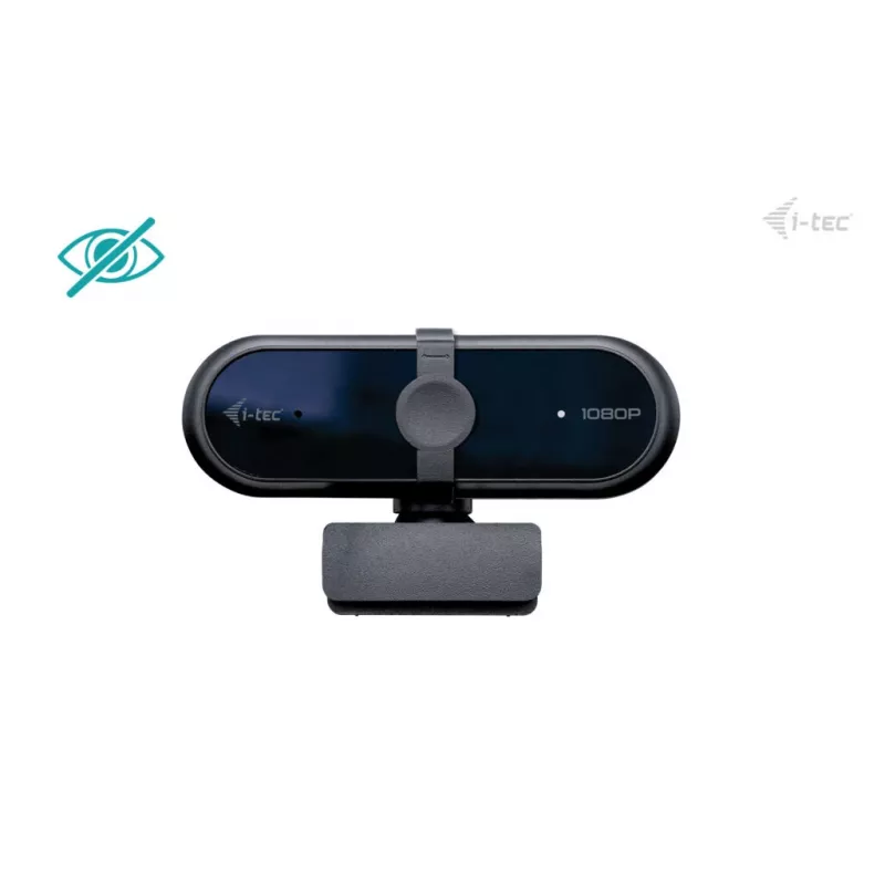 Internetinė kamera ITEC SOLOMON 100 1080p, 2 MP, Full HD 1920×1080, USB, spaustukas, juoda