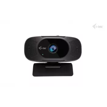 Internetinė kamera i-tec SOLOMON 300 4K, USB, 3840×2160, 8,29 MP, spaustuvinis laikiklis, juoda