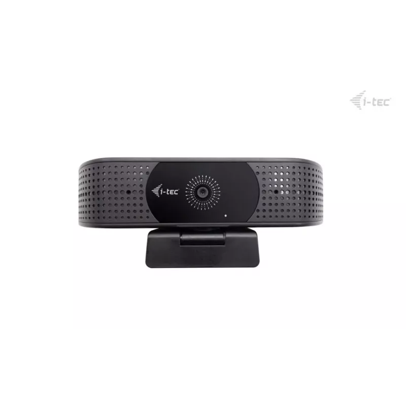 Internetinė kamera ITEC i-tec SOLOMON 500 4K PDAF — 4K Ultra HD, 3840×2160, USB, spaustuvinis laikiklis, juoda