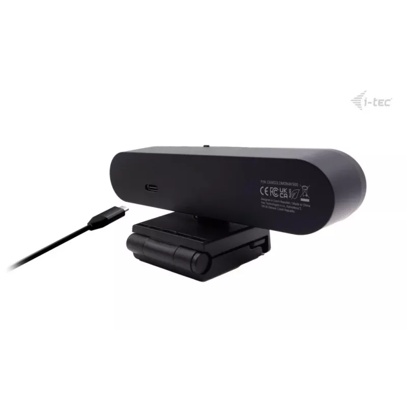 Internetinė kamera ITEC SOLOMON PRO 900 4K, 3840×2160, 8,29 MP, USB, spaustuvinis laikiklis, juoda