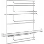 Beko 4480100203 teleskopinis bėgelis orkaitei, 1 lygis, sidabrinis