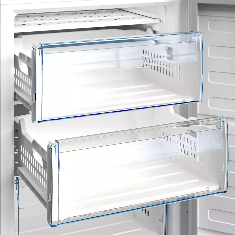 Šaldiklis Beko RFSA240M41WN — 215 L, baltas, Fast Freeze, perstatomos durelės