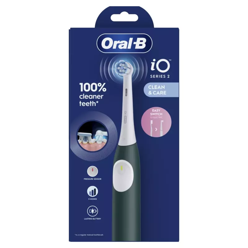 Elektrinis dantų šepetėlis BRAUN Oral-B iO2 (modelis iOS2.1C9.0G) Žalias miškas