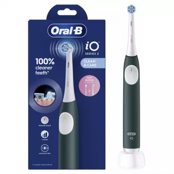 Elektrinis dantų šepetėlis BRAUN Oral-B iO2 (modelis iOS2.1C9.0G) Žalias miškas