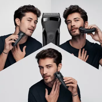 Braun Series 3 300BT belaidis šlapias ir sausas skutimosi folijos skustuvas su trimeriu