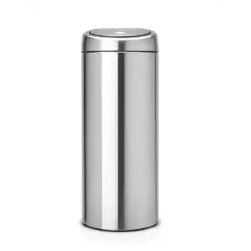 Brabantia Touch Bin Round 30L – šiukšlių dėžė su minkštu dangčiu