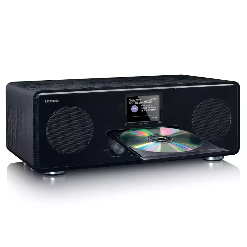 Internetinis radijas Lenco DAR-061 Analoginis ir Skaitmeninis DAB+ FM 20W