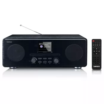 Internetinis radijas Lenco DAR-061 Analoginis ir Skaitmeninis DAB+ FM 20W