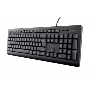 Trust TK-150 klaviatūra USB QWERTY juoda