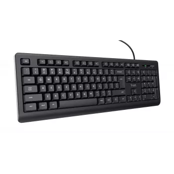 Trust TK-150 klaviatūra USB QWERTY juoda