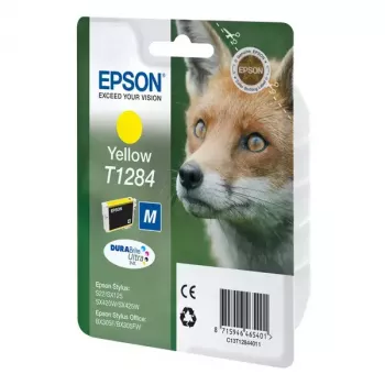 Originalus Epson T1284 geltonas rašalo kasetė DURABrite Ultra