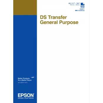 Transferinis popierius Epson C13S400077 rašaliniams spausdintuvams, A3 (297×420 mm), 100 lapų, 87 g/m²