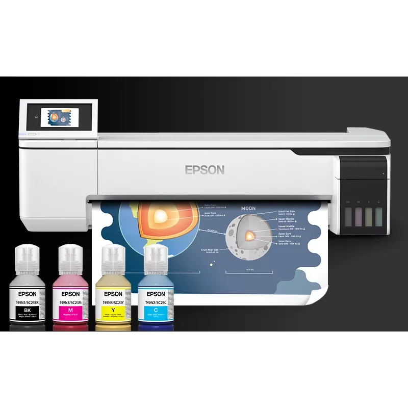 Epson SureColor SC-T3100x didelio formato spausdintuvas, rašalinis, spalvotas, 2400 x 1200 DPI, A1 (594 x 841 mm), Wi-Fi, Ethernet LAN