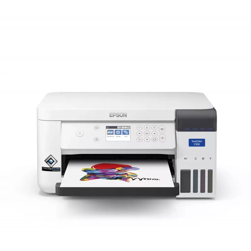 Epson SureColor SC‑F100 didelio formato spausdintuvas su Wi-Fi, rašalinis, spalvotas, 600 x 1200 DPI, A4 (210 x 297 mm), Ethernet LAN