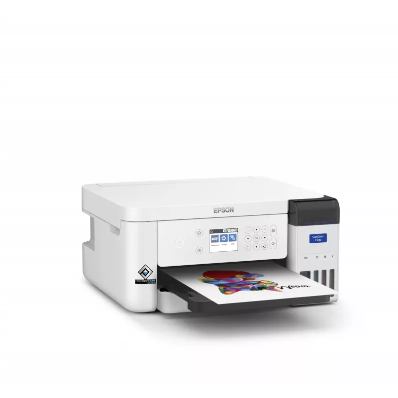 Epson SureColor SC‑F100 didelio formato spausdintuvas su Wi-Fi, rašalinis, spalvotas, 600 x 1200 DPI, A4 (210 x 297 mm), Ethernet LAN