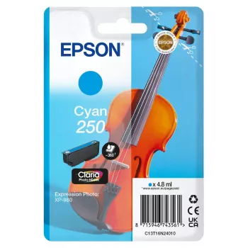 Originalus Epson 250 Claria Photo HD Cyan kasetė, 4,8 ml