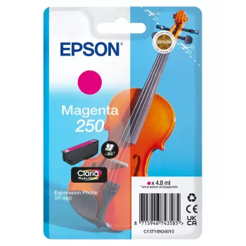 Originalus Epson 250 Claria Photo HD rašalo kasetė, purpurinė, 4.8 ml, vienetinis pakavimas