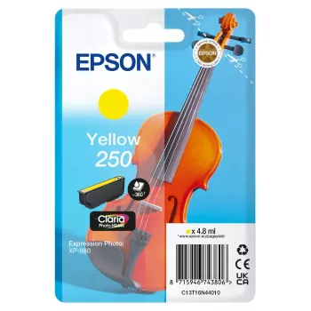 Epson 250 Violin Claria Photo HD rašalo kasetė, 1 vnt., originali geltona