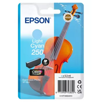 Kasetė su rašalu Epson 250 Claria Photo HD Light Cyan originali 5,3 ml vienetinis paketas