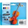 Epson 250XL Violin Claria Photo HD rašalo kasetės 6 vnt. Originalios Didelės (XL) talpos juoda, cyan, šviesiai cyan, šviesiai rausvai raudona, rausvai raudona, geltona