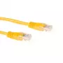 ACT geltonas 5 m U/UTP CAT5E jungiamasis kabelis su RJ45 kištukais