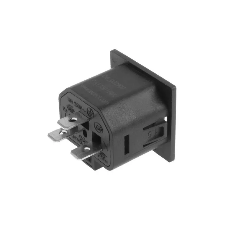 ACT C13 IEC Lock Net Entree (1x lizdas) – juoda, PA135015BK