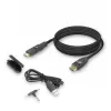 ACT 30 metrų HDMI High Speed 4K aktyvus optinis laidas su nuimama jungtimi v2.0 HDMI-A kištukas - HDMI-A kištukas