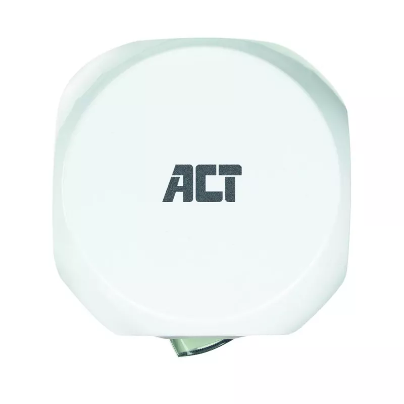 Maitinimo skirstytuvas ACT AC2430 — 3× C tipo kištukiniai lizdai, 230 V, 16 A, 1,5 m laidas, baltas