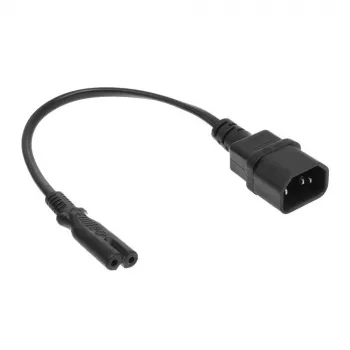 ACT AK5248 maitinimo laidas C14 – C7 juodas 0,2 m 250V 2,5A
