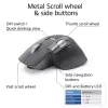 Belaidė lazerinė pelė ACT AC5147 – dešinei rankai, RF + Bluetooth, 4800 DPI, 6 mygtukai, pilka