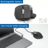 Belaidė lazerinė pelė ACT AC5147 – dešinei rankai, RF + Bluetooth, 4800 DPI, 6 mygtukai, pilka