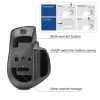Belaidė lazerinė pelė ACT AC5147 – dešinei rankai, RF + Bluetooth, 4800 DPI, 6 mygtukai, pilka