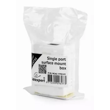 PoE adapteris Gembird NCAC-1F5E-01 Cat5e kabeliams, baltas