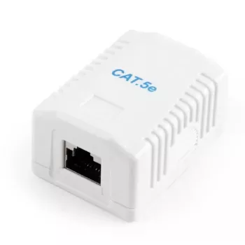 PoE adapteris Gembird NCAC-1F5E-01 Cat5e kabeliams, baltas
