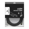 Tinklo laidas Gembird PP8-LSZHCU-BK-5M RJ-45 Cat8 5m Juodas