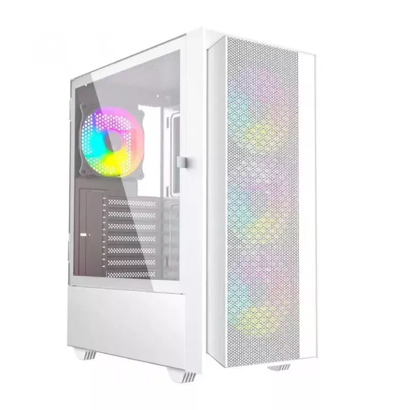 Kompiuterio korpusas Fornax 4000 ARGB, ATX, Baltas