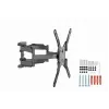 TV laikiklis Gembird WM-60ST-01 32–60 col., VESA 100x100–400x400, iki 36,4 kg, pakreipimas -2°–10°, atstumas nuo sienos 4,2–45,2 cm, juodas