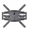 TV laikiklis Gembird WM-60ST-01 32–60 col., VESA 100x100–400x400, iki 36,4 kg, pakreipimas -2°–10°, atstumas nuo sienos 4,2–45,2 cm, juodas