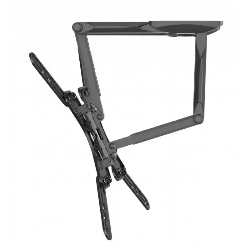 TV laikiklis Gembird WM-60ST-01 32–60 col., VESA 100x100–400x400, iki 36,4 kg, pakreipimas -2°–10°, atstumas nuo sienos 4,2–45,2 cm, juodas
