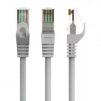 Pataisos laidas GEMBIRD PP6U-CU-0.5M RJ45 Cat.6 0,5 m pilkas