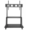 Neomounts NS-M4000BLACK mobilus grindų stovas televizoriui, 150 kg, 152,4 cm (60 col.), 2,67 m (105 col.), VESA 200x200–1000x600 mm