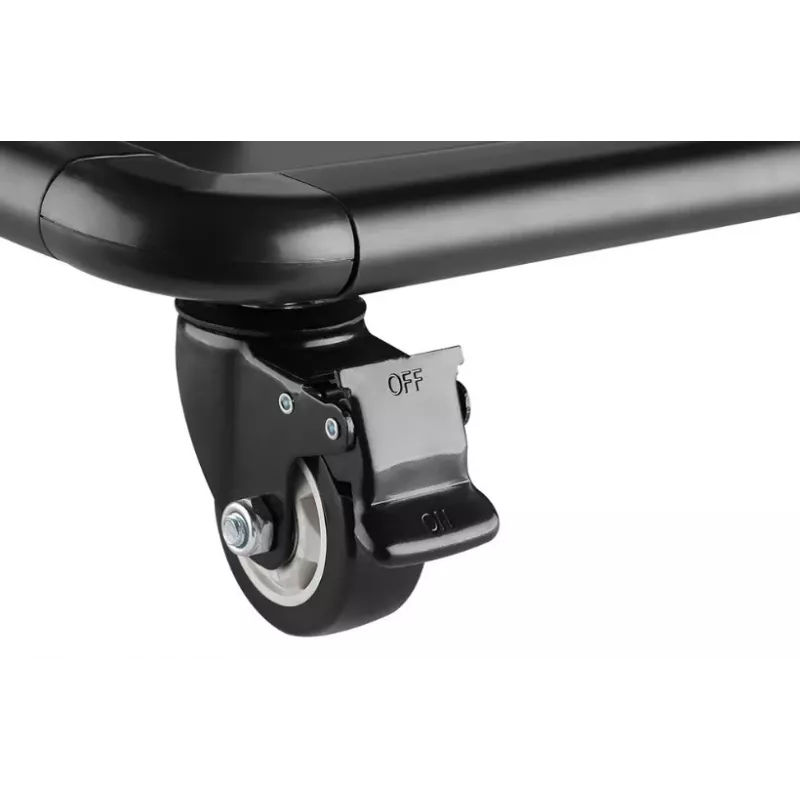 Neomounts NS-M4000BLACK mobilus grindų stovas televizoriui, 150 kg, 152,4 cm (60 col.), 2,67 m (105 col.), VESA 200x200–1000x600 mm